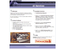 Tablet Screenshot of ejespresso.com